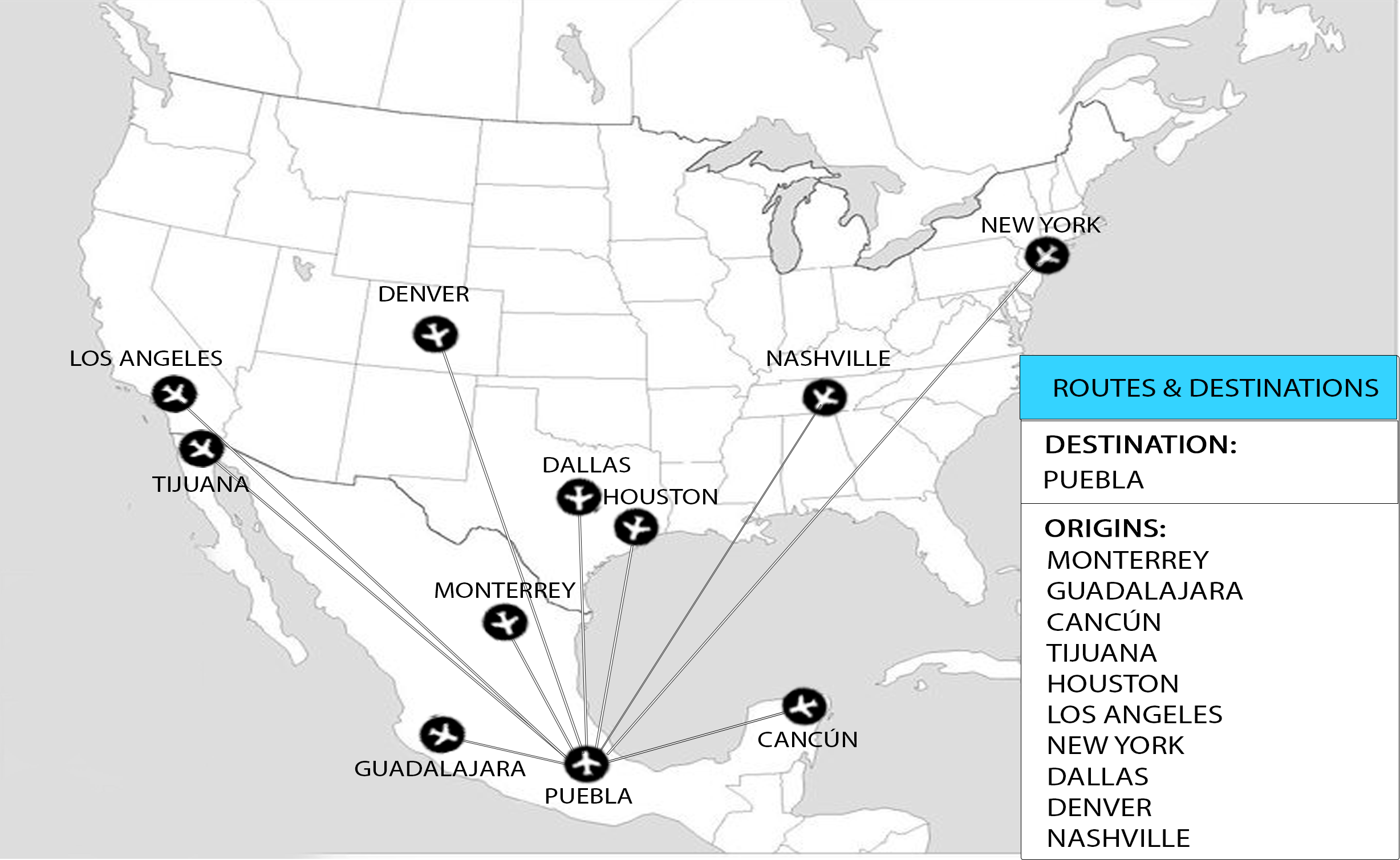Flights to Puebla, Mexico